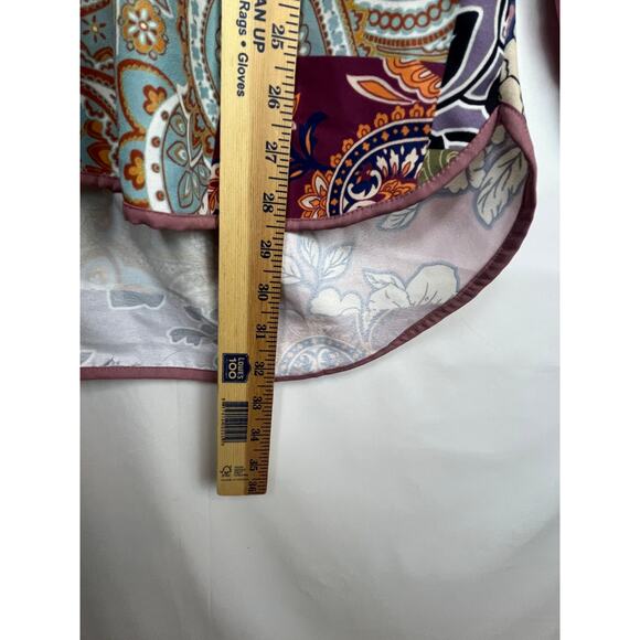 Soft Surroundings Women's Size Large Pink/Purple Alvadore Fluer Patchwork Tunic - Picture 5 of 8